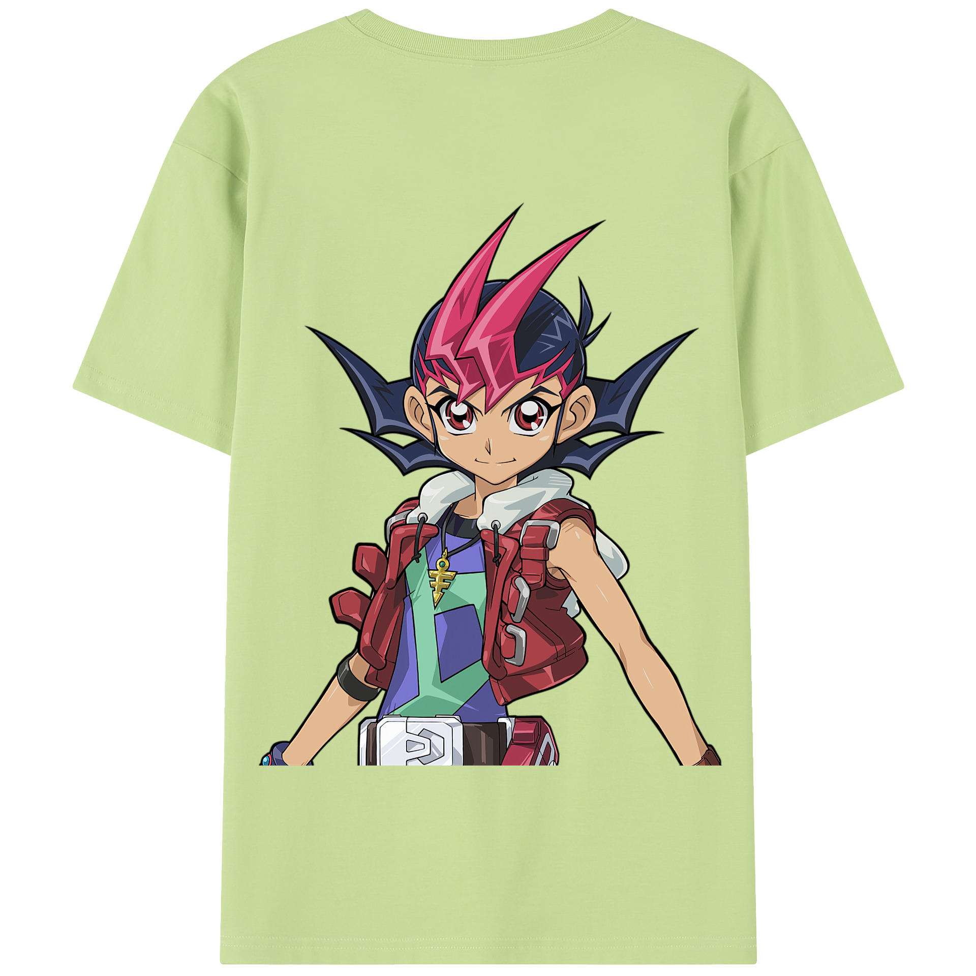 （画像用） 遊☆戯☆王 Yu-Gi-Oh! 綿100％半袖Tシャツ（背面プリント）